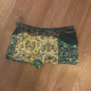 Spandex workout shorts